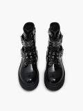 Botki z ozdobnymi klamrami - czarny - CROPP - small6