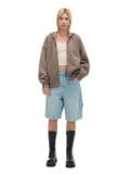 Rozpinana bluza oversize - szary - CROPP - small2