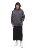 Szara bluza oversize z kapturem - szary - CROPP - small2