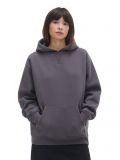 Szara bluza oversize z kapturem - szary - CROPP - small1
