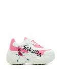 Sneakersy z nadrukiem Sakura Haruno - różowy - CROPP - small1