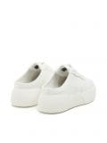 Białe sneakersy na platformie - biały - CROPP - small4