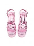 Sandalias con tacón alto - rosa pastel - CROPP - small5