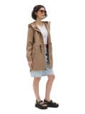 Beżowa parka z kapturem - beżowy - CROPP - small3