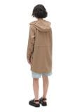 Beżowa parka z kapturem - beżowy - CROPP - small4