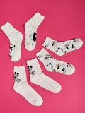Ponožky Mickey Mouse - bílá - CROPP - small1