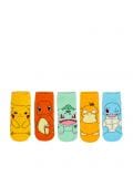 5 pack skarpetek Pokémon - żółty - CROPP - small1