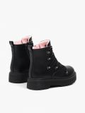 Trapery z imitacji skóry - czarny - CROPP - small5
