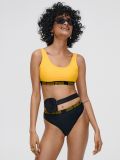 Bikini amarillo y negro con estampado - Amarillo - CROPP - small1