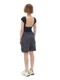 Običan šorts - tamno ljubičasta - CROPP - small3