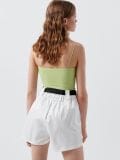 Gładki crop top - zielony - CROPP - small3
