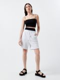 Crop top uni - negru - CROPP - small1
