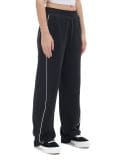 Czarne spodnie wide leg z wysokim stanem - czarny - CROPP - small1