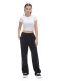 Czarne spodnie wide leg z wysokim stanem - czarny - CROPP - small2