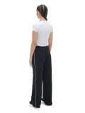 Czarne spodnie wide leg z wysokim stanem - czarny - CROPP - small3