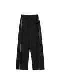 Czarne spodnie wide leg z wysokim stanem - czarny - CROPP - small4