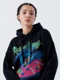 Hanorac Rick and Morty - negru - CROPP - small1