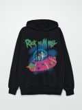 Hanorac Rick and Morty - negru - CROPP - small4