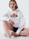 Bluza z Atomówkami - biały - CROPP - small1