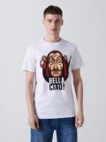 T-Shirt mit La Casa De Papel - Weiß - CROPP - small1