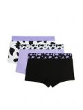 3 pack bokserek w krowie łaty - niebieski - CROPP - small1