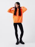 Bluza z kapturem i napisem - pomarańczowy - CROPP - small2