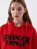 Mikina s kapucňou Stranger Things - červená - CROPP - small7