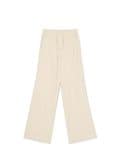 Spodnie z dodatkiem lnu - kremowy - CROPP - small4