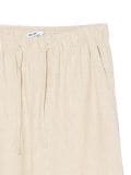 Spodnie z dodatkiem lnu - kremowy - CROPP - small5