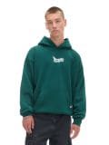 Zielona bluza hoodie z nadrukiem - zielony - CROPP - small1