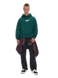 Zielona bluza hoodie z nadrukiem - zielony - CROPP - small2