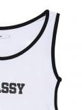 Biało-czarne body na ramiączkach - biały - CROPP - small4