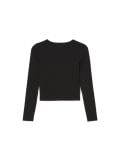 Czarna bluzka basic - czarny - CROPP - small4
