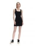 Czarna gorsetowa sukienka - czarny - CROPP - small1