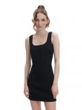Czarna gorsetowa sukienka - czarny - CROPP - small2