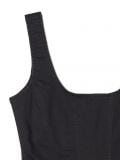 Czarna gorsetowa sukienka - czarny - CROPP - small4