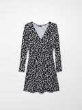 Elöl átlapolt ruha - fekete - CROPP - small4