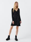 Rochie petrecută în față - negru - CROPP - small1