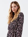 Sukienka w kwiaty - czarny - CROPP - small2