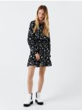 Kvietkované šaty - čierna - CROPP - small1