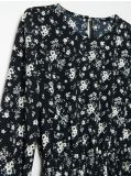 Kvietkované šaty - čierna - CROPP - small5