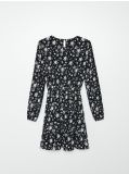 Kvietkované šaty - čierna - CROPP - small6