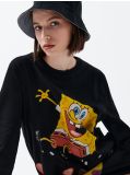 Dresowa sukienka Spongebob - czarny - CROPP - small2