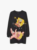 Dresowa sukienka Spongebob - czarny - CROPP - small4