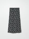 Spódnica midi w kwiaty - czarny - CROPP - small2