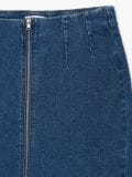 Jeansrock mit Reißverschlussdetail - Blau - CROPP - small5