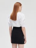 Denimowa spódnica z zamkiem - czarny - CROPP - small3