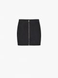 Denimowa spódnica z zamkiem - czarny - CROPP - small4