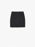 Denimowa spódnica z zamkiem - czarny - CROPP - small6