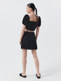 Fustă cu buline - negru - CROPP - small3